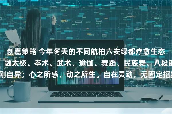 创嘉策略 今年冬天的不同航拍六安绿都疗愈生态园圣愈心舞。圣愈心舞，融太极、拳术、武术、瑜伽、舞蹈、民族舞、八段锦之劲。人各有韵，柔刚自异；心之所感，动之所生。自在灵动，无固定招数，不逐形美，唯随气感，不妄创新。气通血行，经络舒达，于身大益。